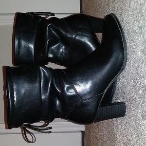 East 5th black ankle boots